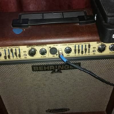 Behringer Ultracoustic ACX450 45-Watt 2-Channel Acoustic Guitar Amp Antique Brown image 1