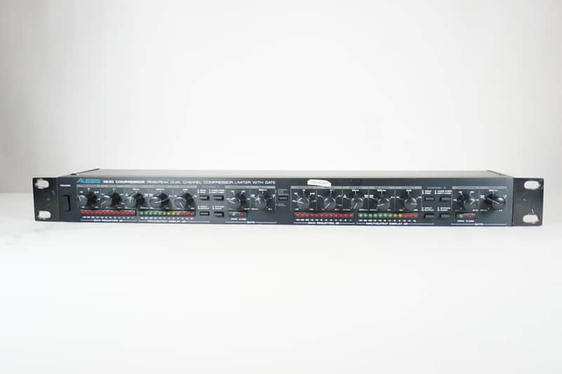 Alesis 3630 Compressor RMS/Peak Dual Channel Compressor Limiter with Gate image 1