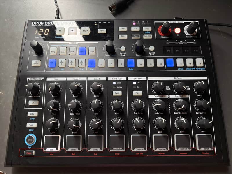 Arturia DrumBrute Impact Noir Edition 2022 - Present - Black image 1