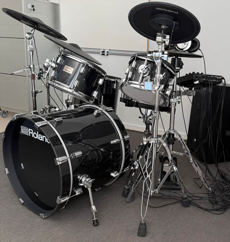 Roland VAD506 Acoustic Design Series Electronic V-Drum Kit 2020 - Present - Black image 1