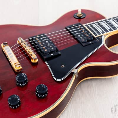 1975 Gibson Les Paul Custom Vintage Guitar Cherry w/ T Tops, Case image 6