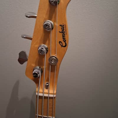 Combat Custom Guitars Jazz Bass 4 Sunburst MIJ Japan Bartolini Pickups & Preamp Gotoh GB350 Wilkinson image 3
