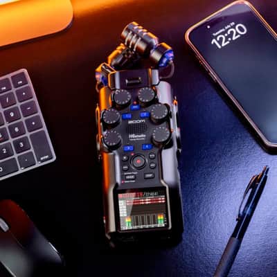 Zoom H6studio Handheld Recorder with StreamEye PDM-3 Podcast Equipment Bundle image 5