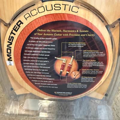 Monster, Cable Monster Cable Acoustic Guitar 12’ 2025 - Wood Ends image 1