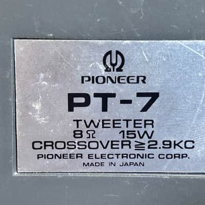 Pioneer PT-7 vintage 1976 - Tweeter image 9