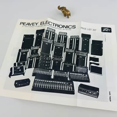 Peavey Electronics Price List #207 – April 1974 image 1