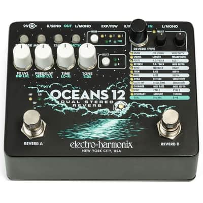 Oceans 12 Multifunction Dual-Stereo Reverb Pedal image 2