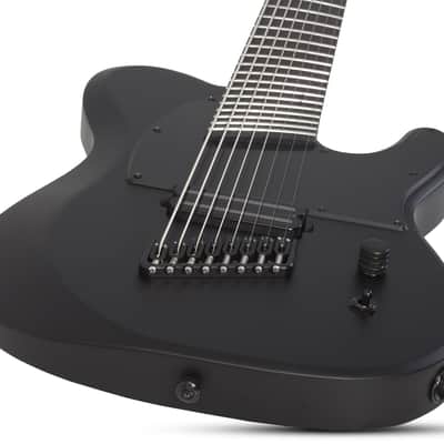 Schecter PT-8 MS Black Ops Satin Black Open Pore image 4