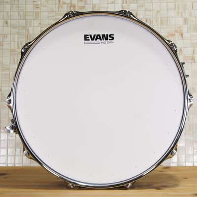 Click Icon 4x14 10ply Maple Snare Drum - Blue Satin Sparkle image 6