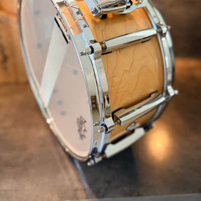 Pearl Masters MCM-1465S/C102 One ply maple snare 2015 - Natural maple image 3