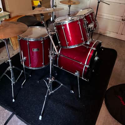 Mapex Mars Pro 5 Piece Drum Kit in Red Lacquer image 11