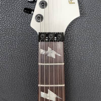Rare Fernandes FST Lightning White MIJ Japan FR Set-neck image 20