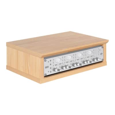 Gator Cases GFW-ELITERK-2U-MPL Elite 2U Desktop Studio Rack in Maple image 1
