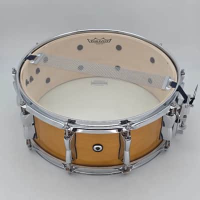 Used Yamaha Stage Custom Birch Snare Drum 14x5.5 Natural Wood - Very Good image 4