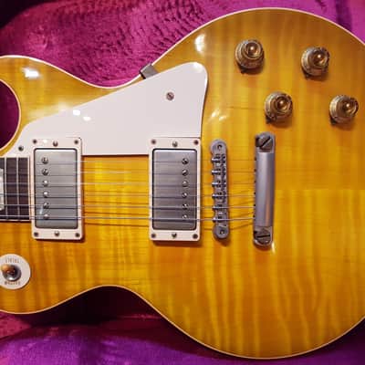 2011 Gibson Les Paul Historic 1959 LP Mahogany Rosewood Burst Bucker image 6