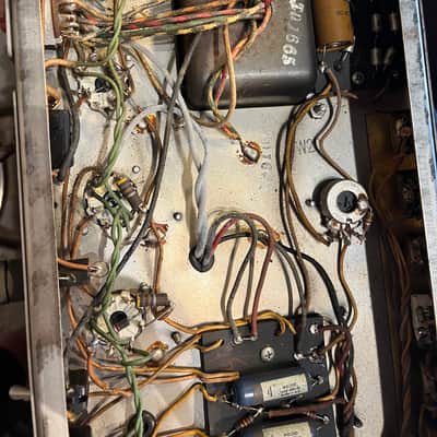 Fender Showman Guitar Amp Head Black Panel / 1964 image 4