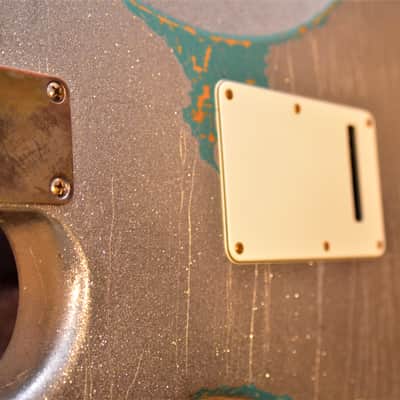 American Fender Stratocaster Silver Sparkle Heavy Relic Custom Shop Texas Specials HSS image 17
