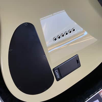 Carvin T-style custom shop 90's ? - White with Tortoise Binding image 16