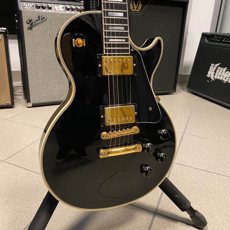 Gibson Custom Shop "Pre-Historic" '57 Les Paul Custom Reissue 1991 - Ebony image 1
