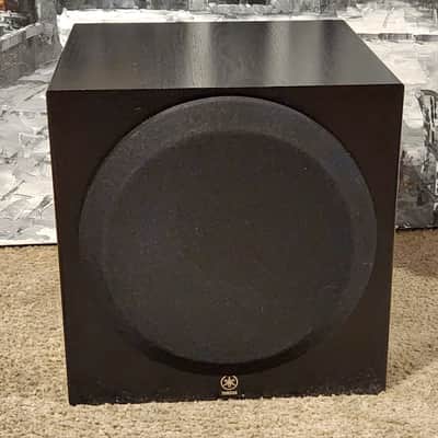 Yamaha Yamaha YST-SW012 compact 8-inch, 100-watt powered subwoofer 90s - Black image 1