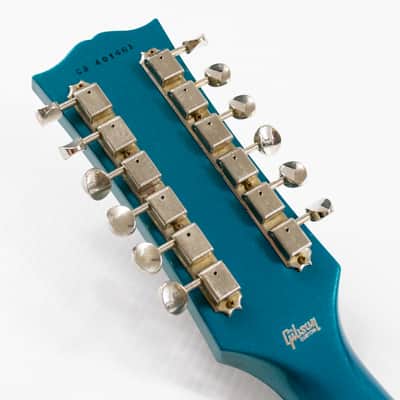Gibson Custom 1965 Non-reverse Firebird V 12-string Electric Guitar - Aqua Mist image 11