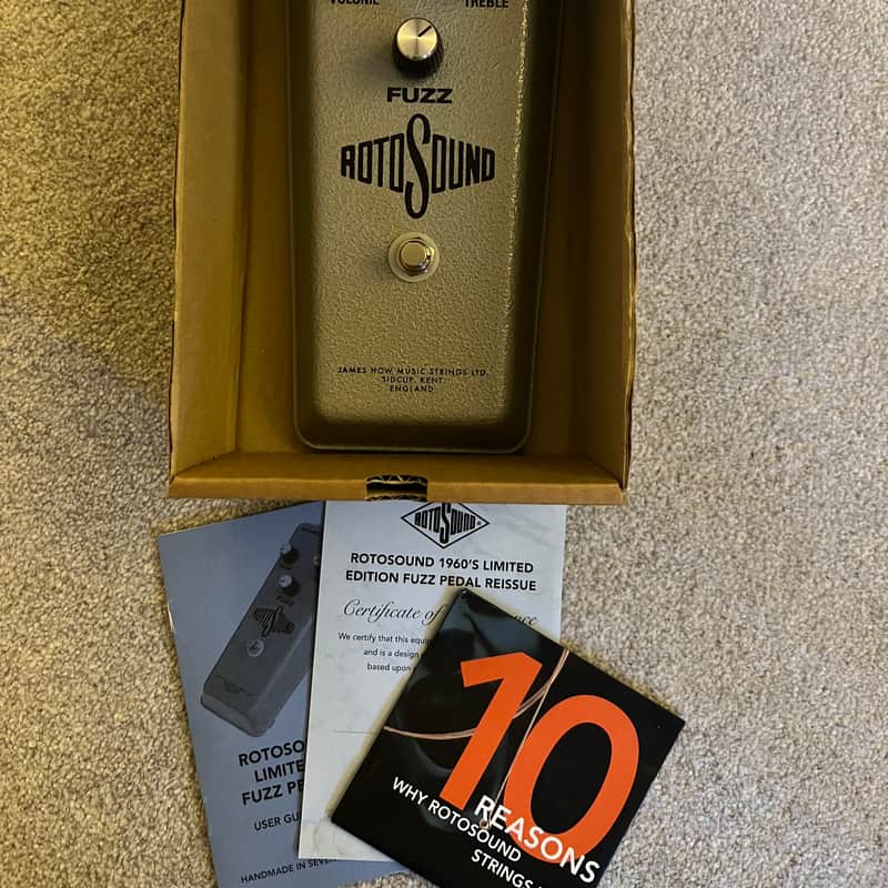 2013 Rotosound Fuzz Reissue Silver