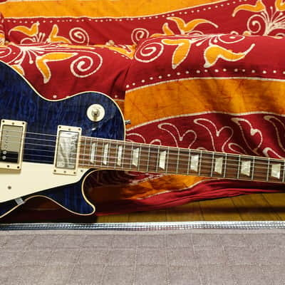 Gibson Custom Shop Les Paul Standard '59 Reissue Quilt Maple Top Nordic Blue 2011 image 3