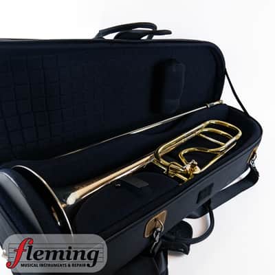 Adams Custom TB1 Professional Tenor Trombone - Two-Tone Rose Brass/Silver (Serial #055) image 23