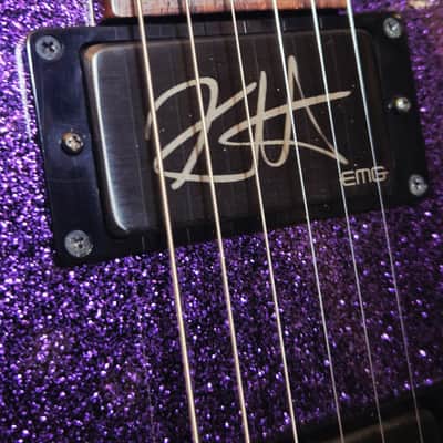 ESP Custom Shop KH-2 Kirk Hammett Signature 2018 - Purple Sparkle ☆VIDEO☆ image 11