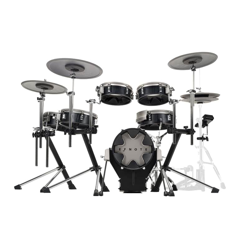 EFNOTE 3X Electronic Drum Set, Black Oak image 1