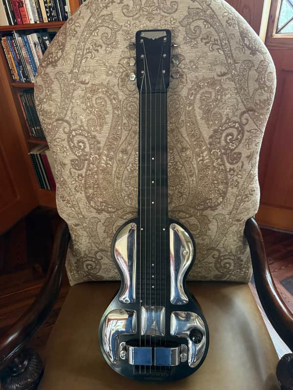 Rickenbacker B-6 Electro Lap Steel 1939 - black Bakelite and silver image 1