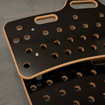 Holeyboard Pedalboards 2 Tier Wooden Pedalboard image 4
