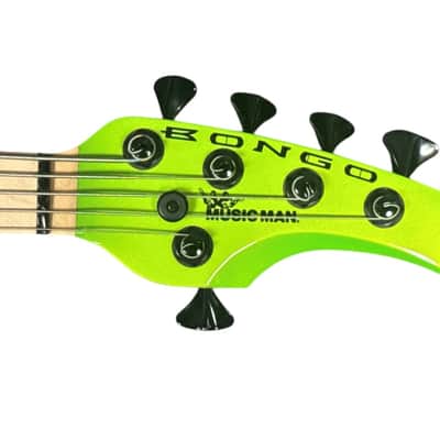 Ernie Ball Music Man Bongo 5 HH, Mantis Green / Maple *On Order, ETA Aug. 2026 image 10