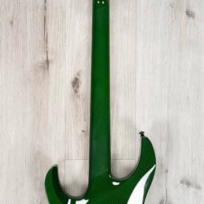 Mint Legator N6FR Ninja Guitar, Ebony Fretboard, Floyd Rose Tremolo, Green Crackle image 5