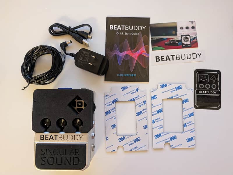 Singular Sound BeatBuddy Drum Machine Pedal + Footswitch+ Bundle — Mint, Complete with Boxes & Accessories image 1