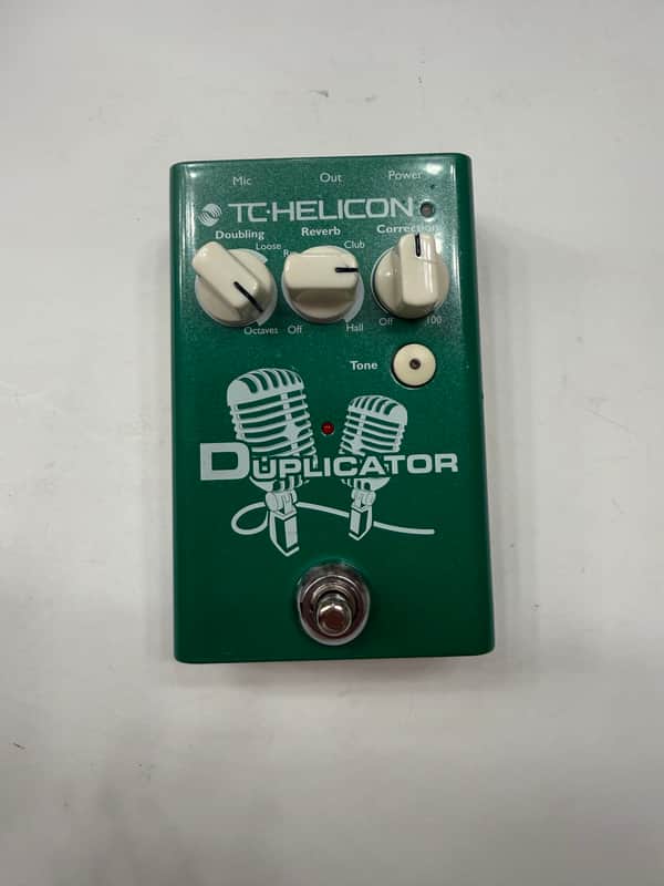 TC Helicon Duplicator Doubling Doubler Correction Vocal Effect Pedal Box + PSU image 1