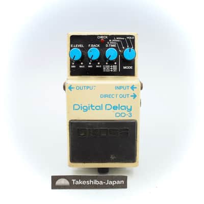 Boss DD-3 Digital Delay 1993 Made in Taiwan Blue Label Guitar Effect Pedal BF09274