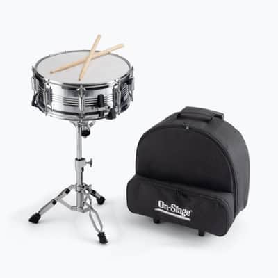 On-Stage SSK2500 Student Snare Kit w/Snare Drum, Snare Stand, (2) Drumsticks, Rolling Bag image 1