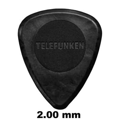 6 Pack - Telefunken Graphite & Delrin Guitar Picks - Choose Size/Thickness image 2