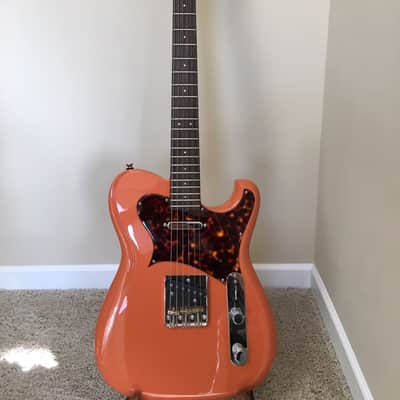 Scott Walker Jimson Telecaster Stlye Guitar Coral image 2