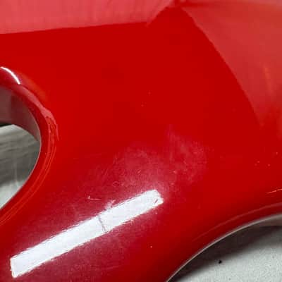 Gibson Bass IV 4-string Bass with Case 1987 - Red image 21