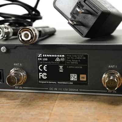 Sennheiser ew 100 G3 Handheld Wireless System - A Range: 516-558 MHz CG0118G image 5