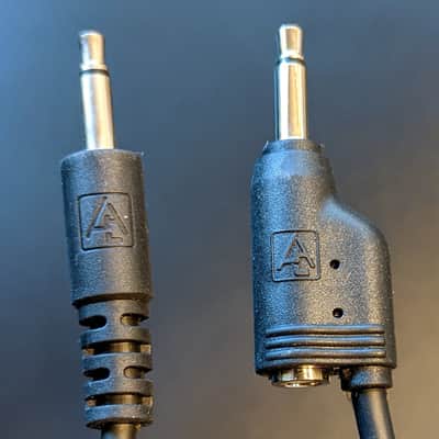 After Later Audio 60cm Single-end Stackable Patch Cable 5 Pack - Black image 2