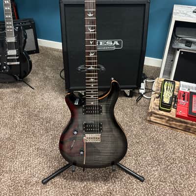 PRS SE Custom 24 Left-Handed 2022 - Present - Charcoal Burst image 2