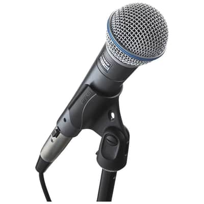 Shure BETA 58A Handheld Supercardioid Dynamic Microphone - Black image 4