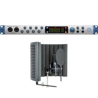 PreSonus Studio 1824 - 18x18 USB 2.0 Audio Interface and sE Electronics X1 S Studio Bundle - Vocal Recording Package with Reflection Filter image 1