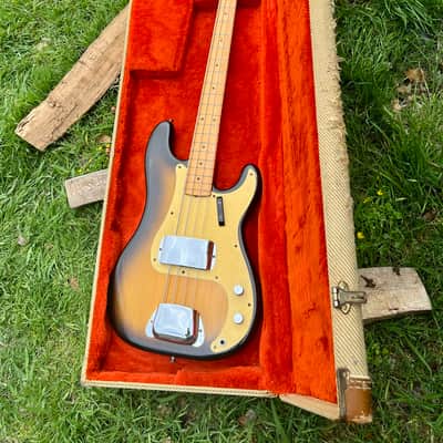 Vintage Fender Fullerton 1982 -1957 Reissue Precision Bass 1st Year image 2