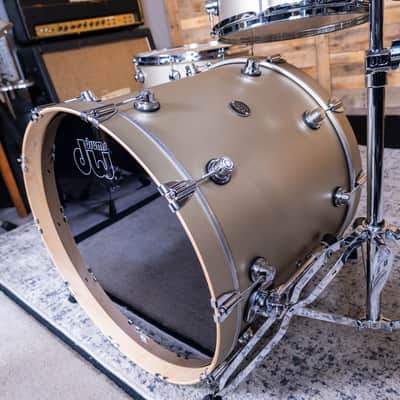 DW Performance Series 4-Piece Shell Pack - Hard Satin Lacquer - Gold Mist image 4