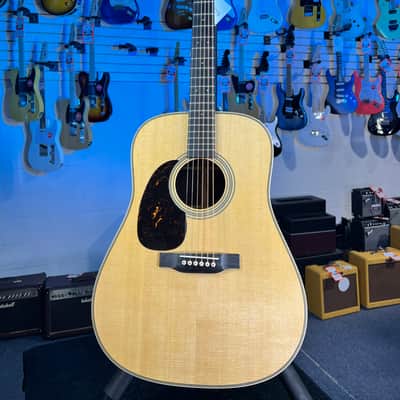 Martin HD-28L Lefty Standard Series Acoustic Guitar Natural with Aging Toner (2025) 466! image 7