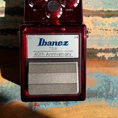 Ibanez TS808 Tube Screamer 40th Anniversary 2019 - Ruby Red Sparkle image 3